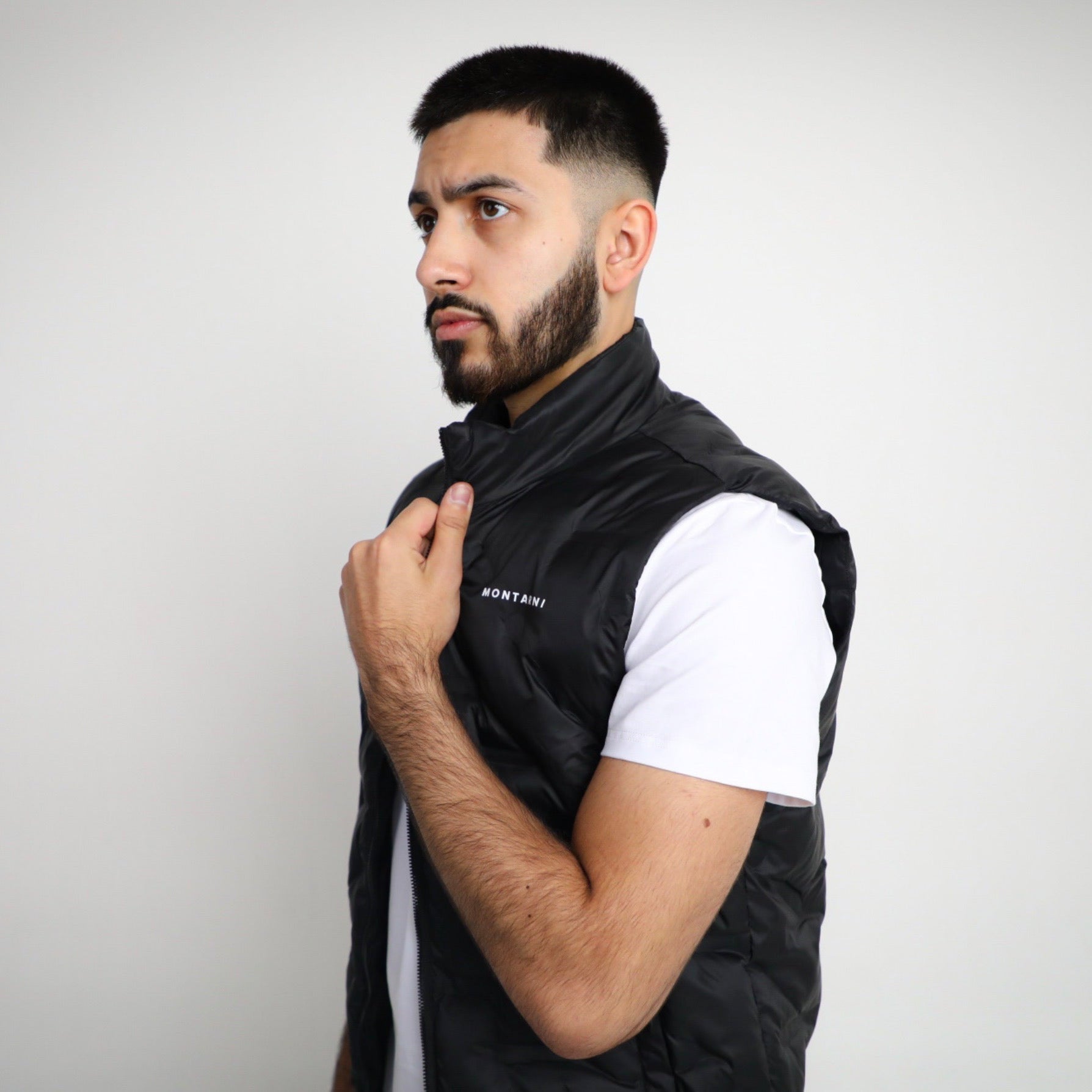 Gilet Puffer Jacket - Noir Black - Montarni
