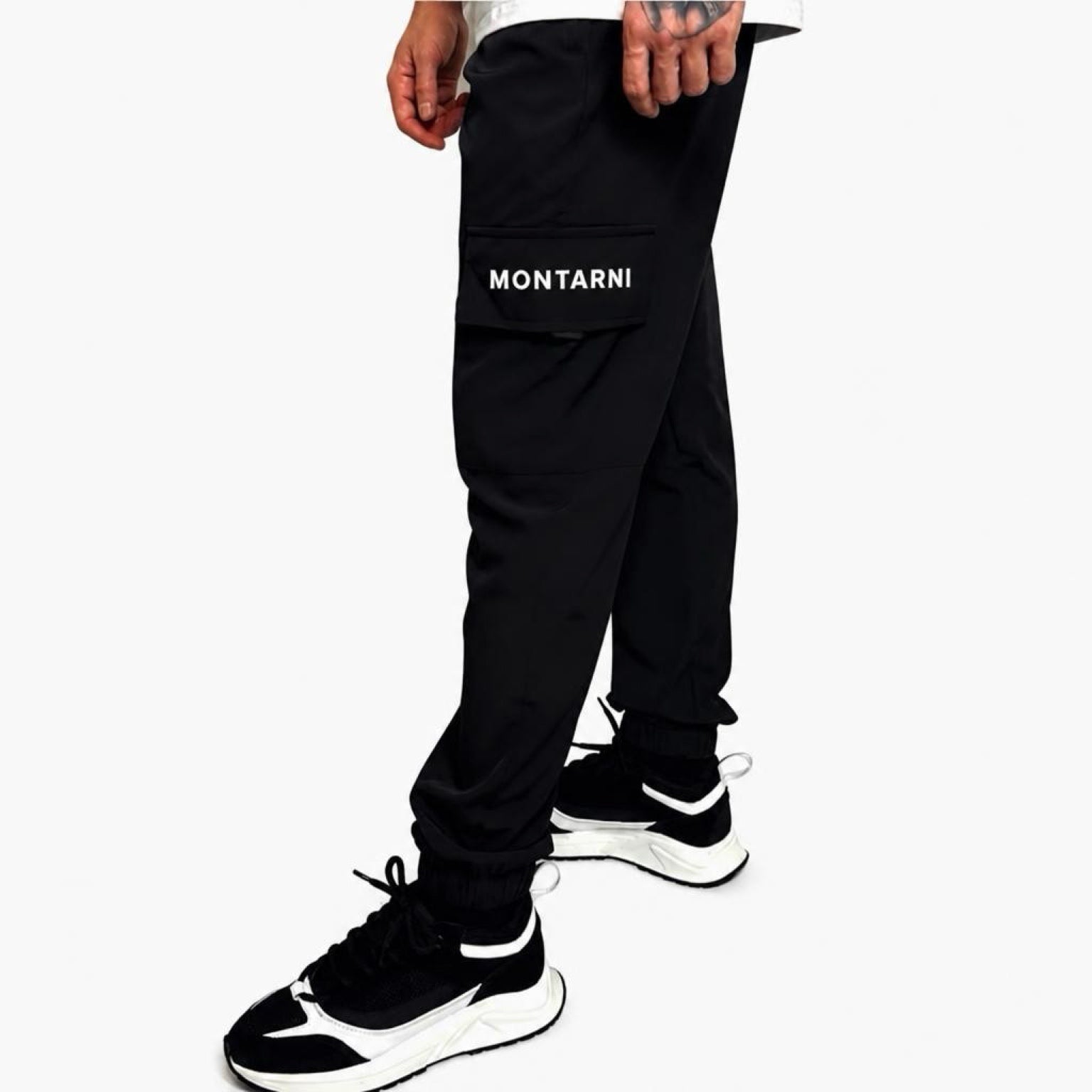 Utility Streetwear Cargo Pants - Black - Montarni